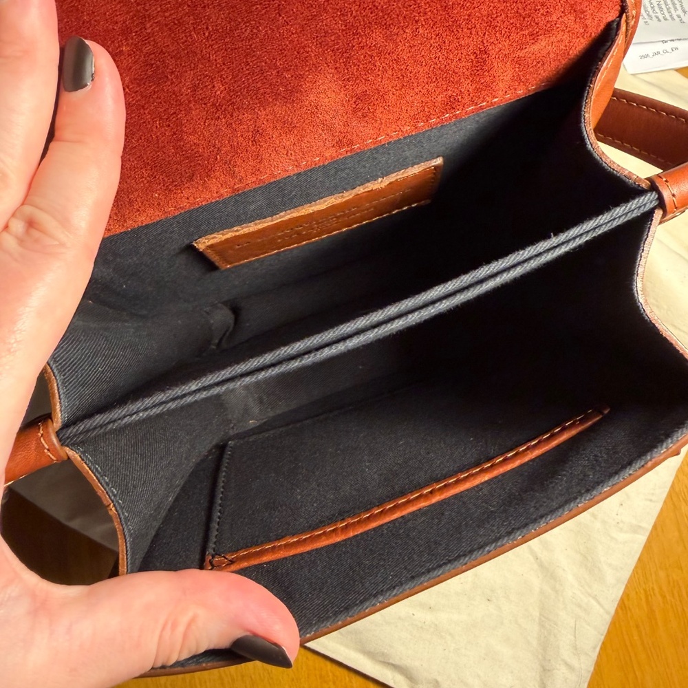 Sezane Roméo Bag Cuir Naturel Heritage - Size T-U - Picture 7 of 7